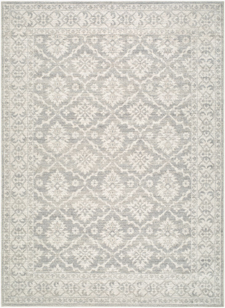 Aram Beige/Light Olive Machine Woven Rug - 1'10" x 2'11"