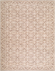 Aram Dark Brown/Oatmeal Machine Woven Rug NBAR-2307 - 1'10" x 2'11"