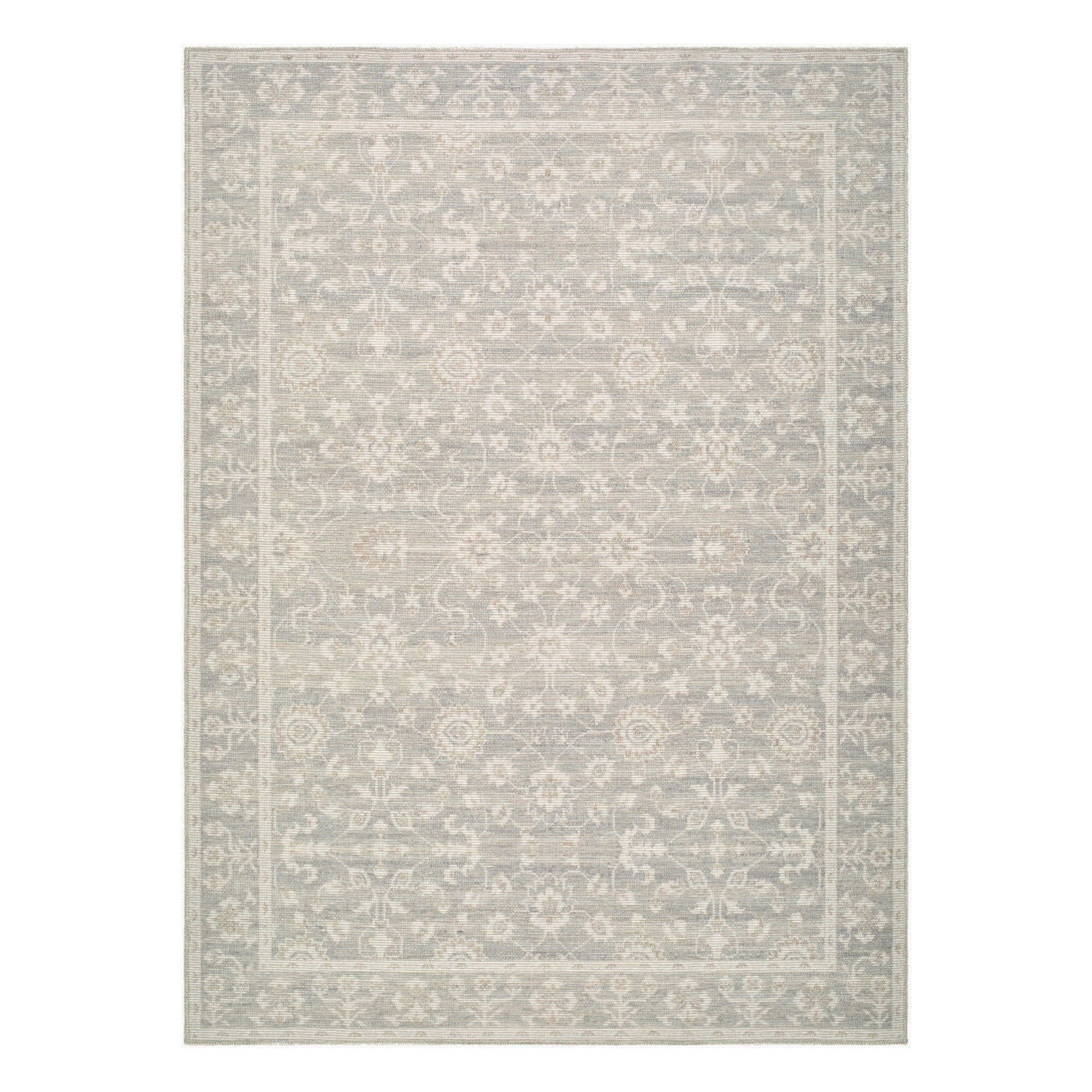 Asha Mustard/Sage Machine Woven Rug NBAS-2301 - 2' x 2'11"