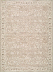 Asha Dark Brown/Taupe Machine Woven Rug - 2' x 2'11"