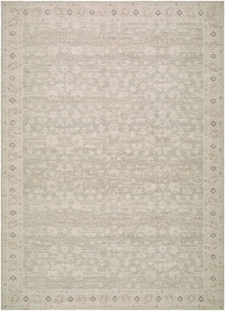 Asha Mustard/Sage Machine Woven Rug NBAS-2305 - 2' x 2'11"