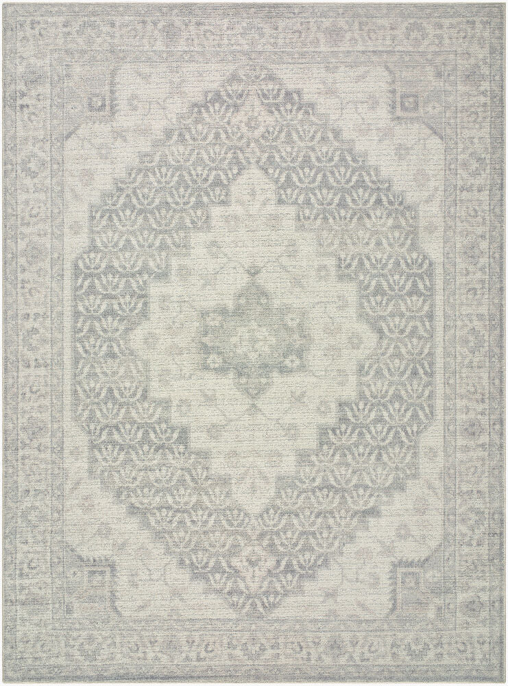 Athiyo Beige/Light Olive Machine Woven Rug - 1'10" x 2'11"