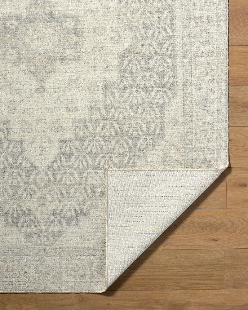 Athiyo Beige/Light Olive Machine Woven Rug - fold