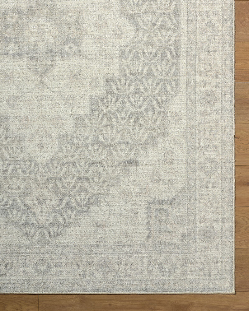 Athiyo Beige/Light Olive Machine Woven Rug - overhead