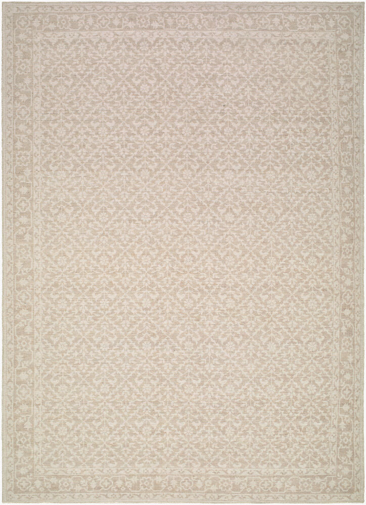 Maan Mustard/Off-White Machine Woven Rug NBMA-2300 - 2' x 2'11"