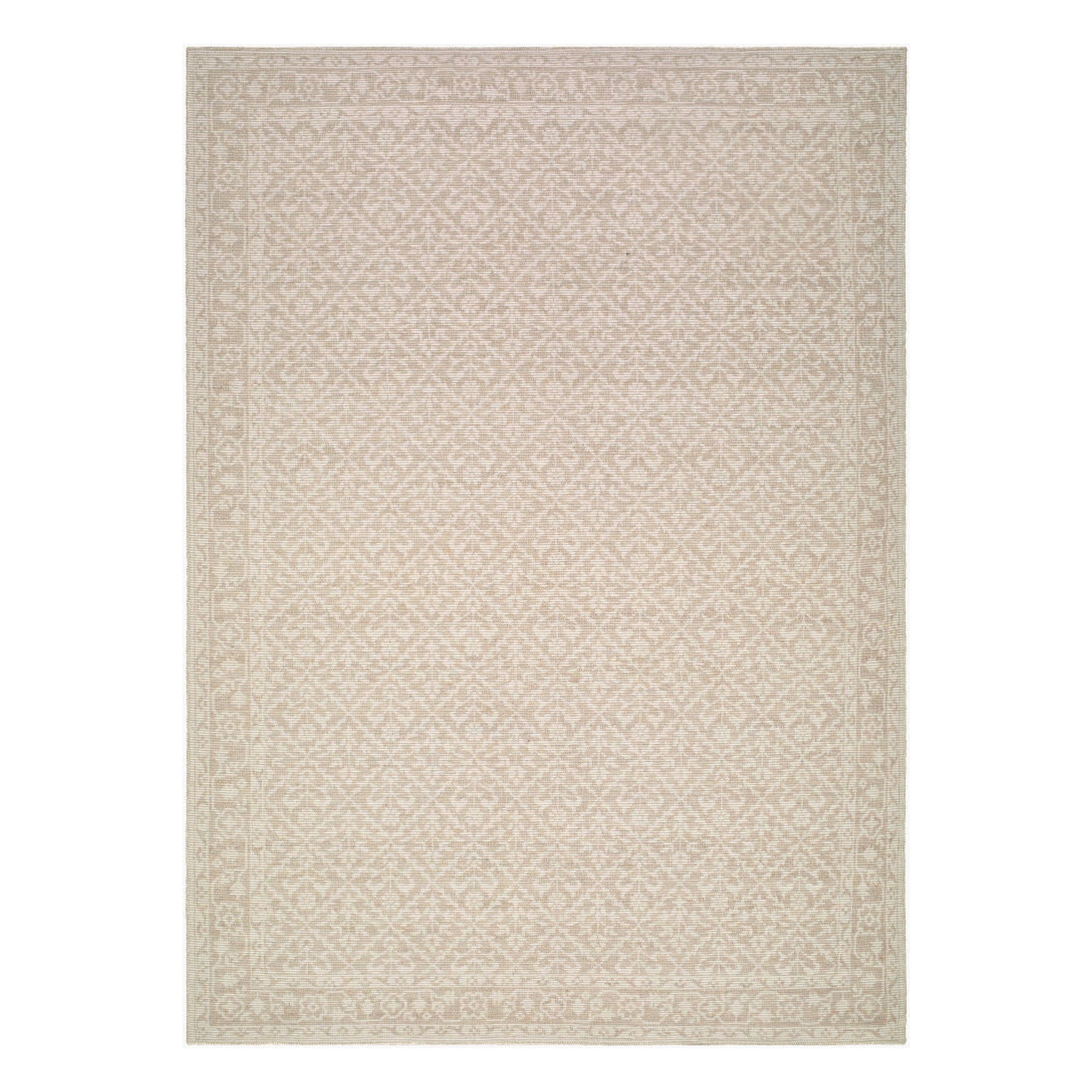 Maan Mustard/Off-White Machine Woven Rug NBMA-2300 - 2' x 2'11"