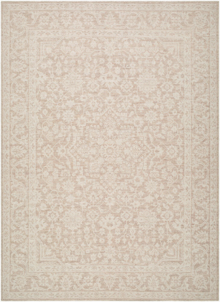 Maan Mustard/Off-White Machine Woven Rug NBMA-2303 - 2' x 2'11"