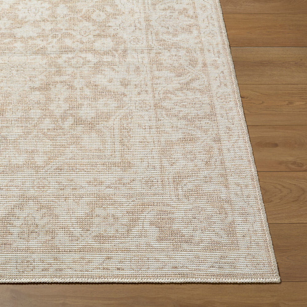 Maan Mustard/Off-White Machine Woven Rug NBMA-2303 - front