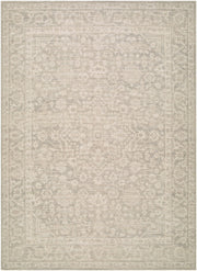Maan Gray/Off-White Machine Woven Rug NBMA-2305 - 2' x 2'11"