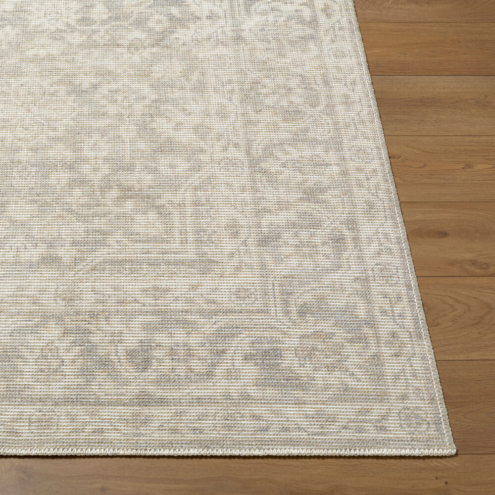 Maan Gray/Off-White Machine Woven Rug NBMA-2305 - front