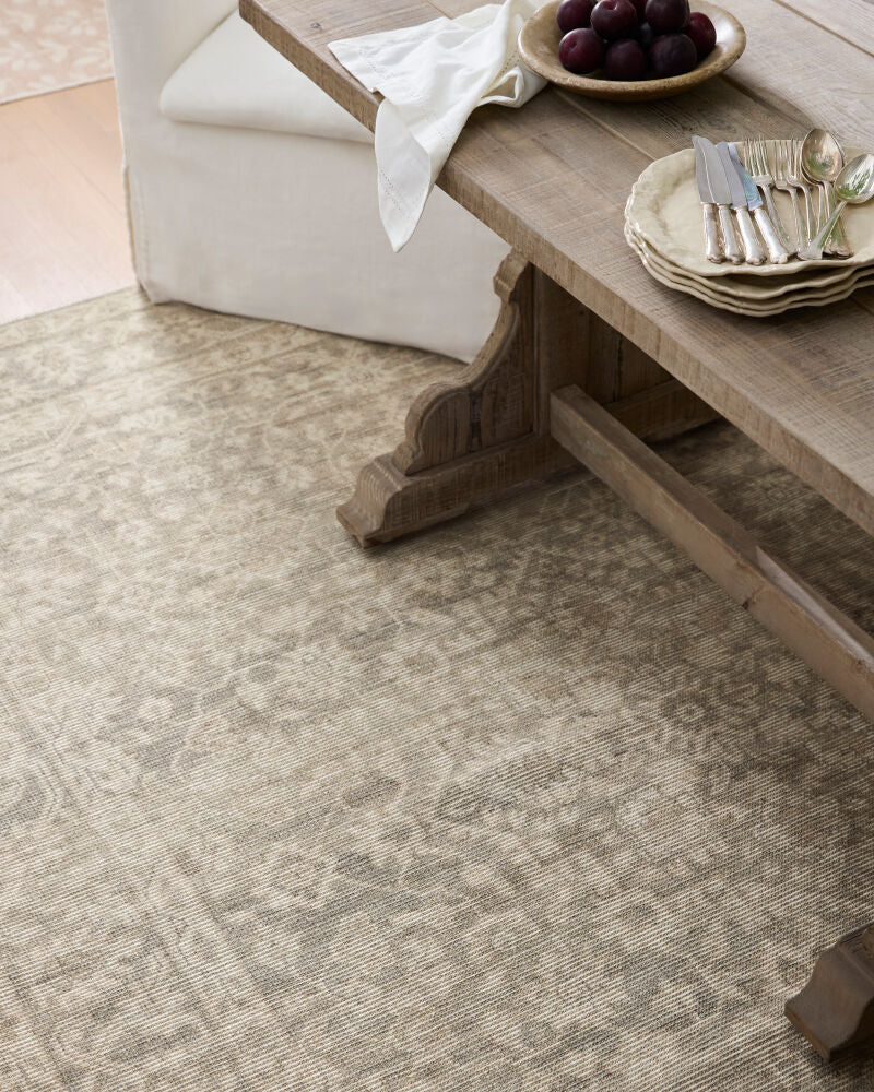 Maan Gray/Off-White Machine Woven Rug NBMA-2305 - styleshot