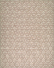 Maya Light Brown/Off-White Machine Woven Rug - 2' x 2'11"