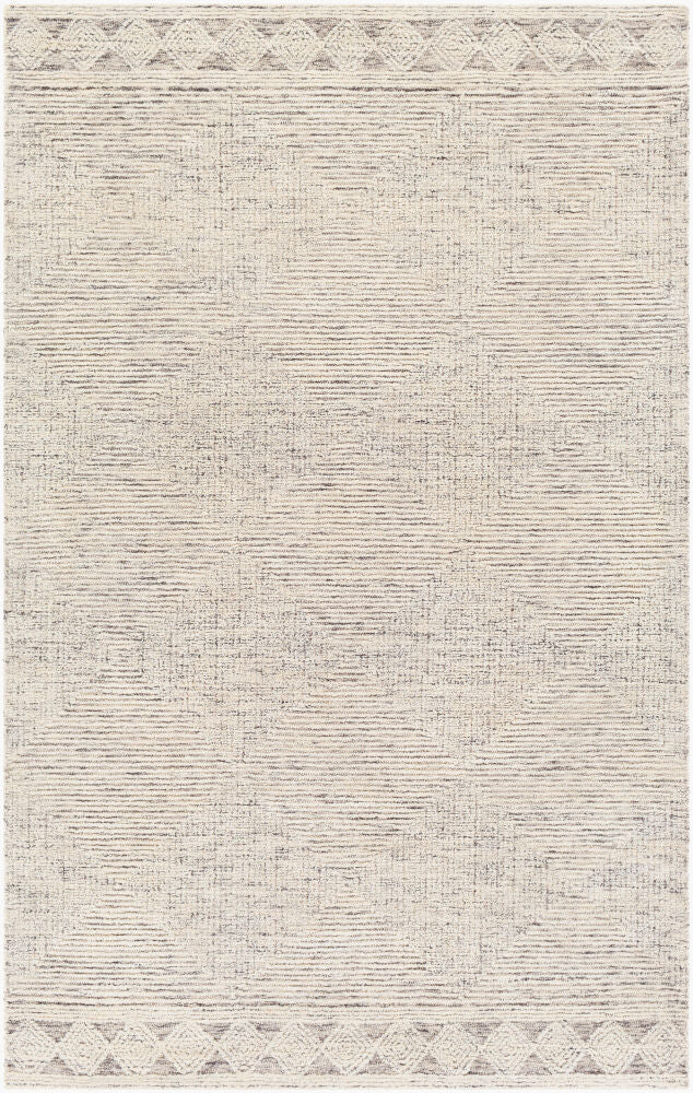 Newcastle Black/Taupe Handmade Rug - 2' x 3'