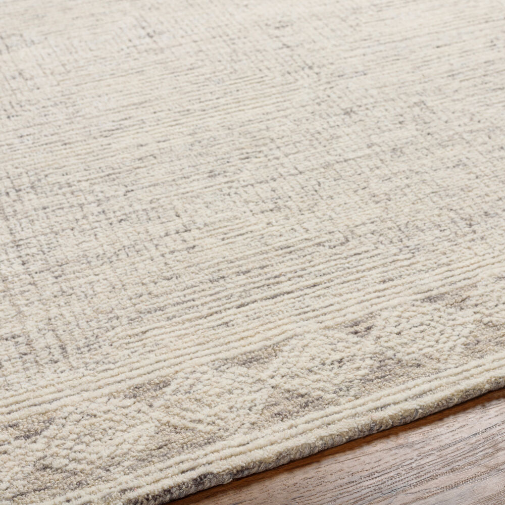 Newcastle Black/Taupe Handmade Rug - texture