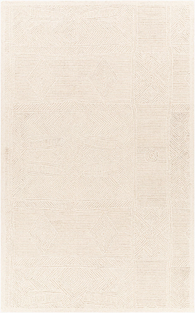 Newcastle Cream Handmade Rug - 2' x 3'