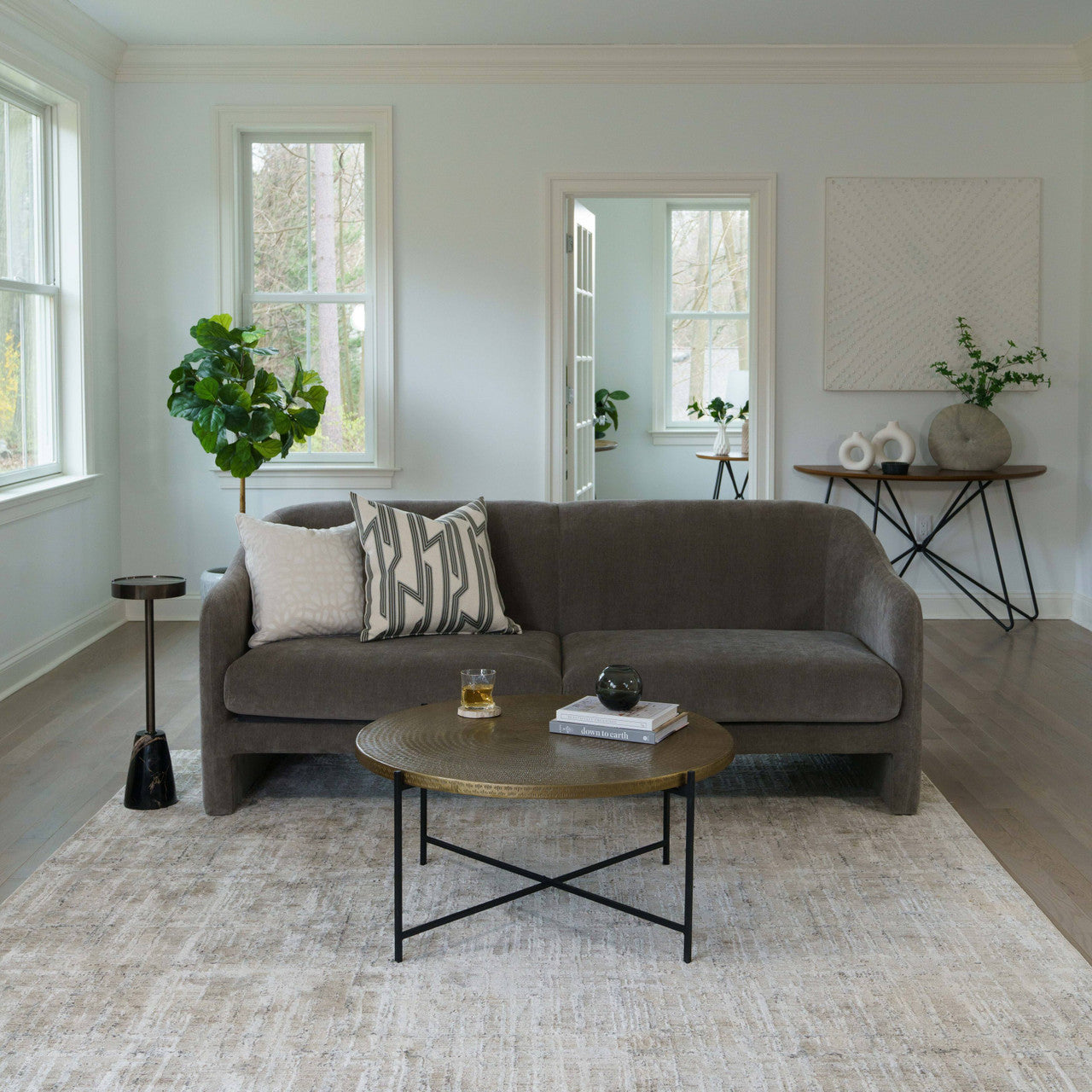 Elements - Navi - Coffee Table - Antique Brass