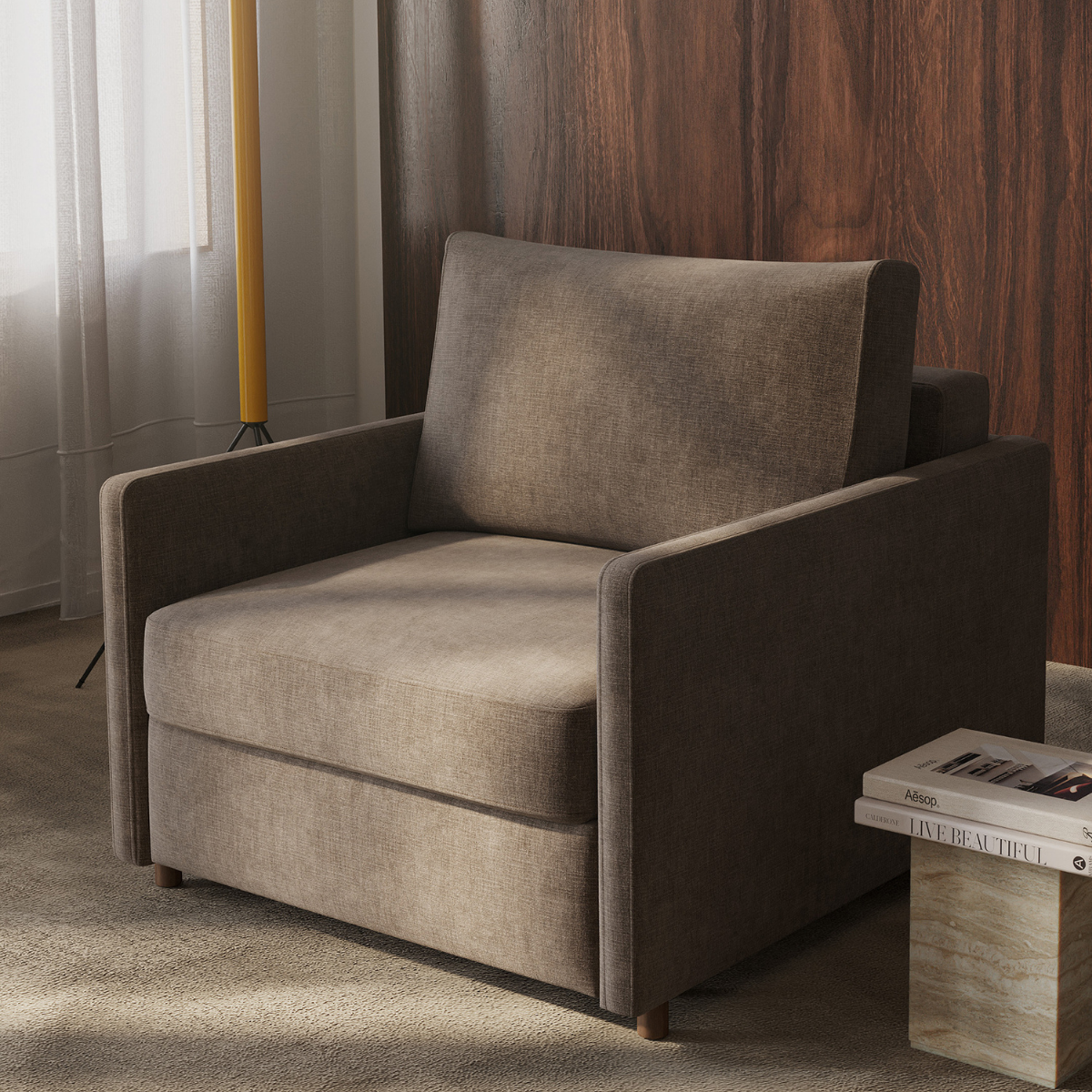 Neah Chair with Slim Arms by Innovation Living at ZIN Home