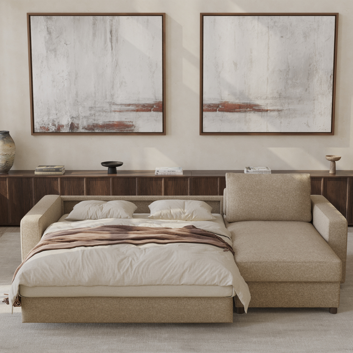 Neah Standard Arm Lounger Sleeper Sectional by Innovation Living at ZIN Home