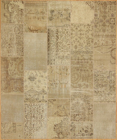 Turkish Patchwork Rugs- Neutral