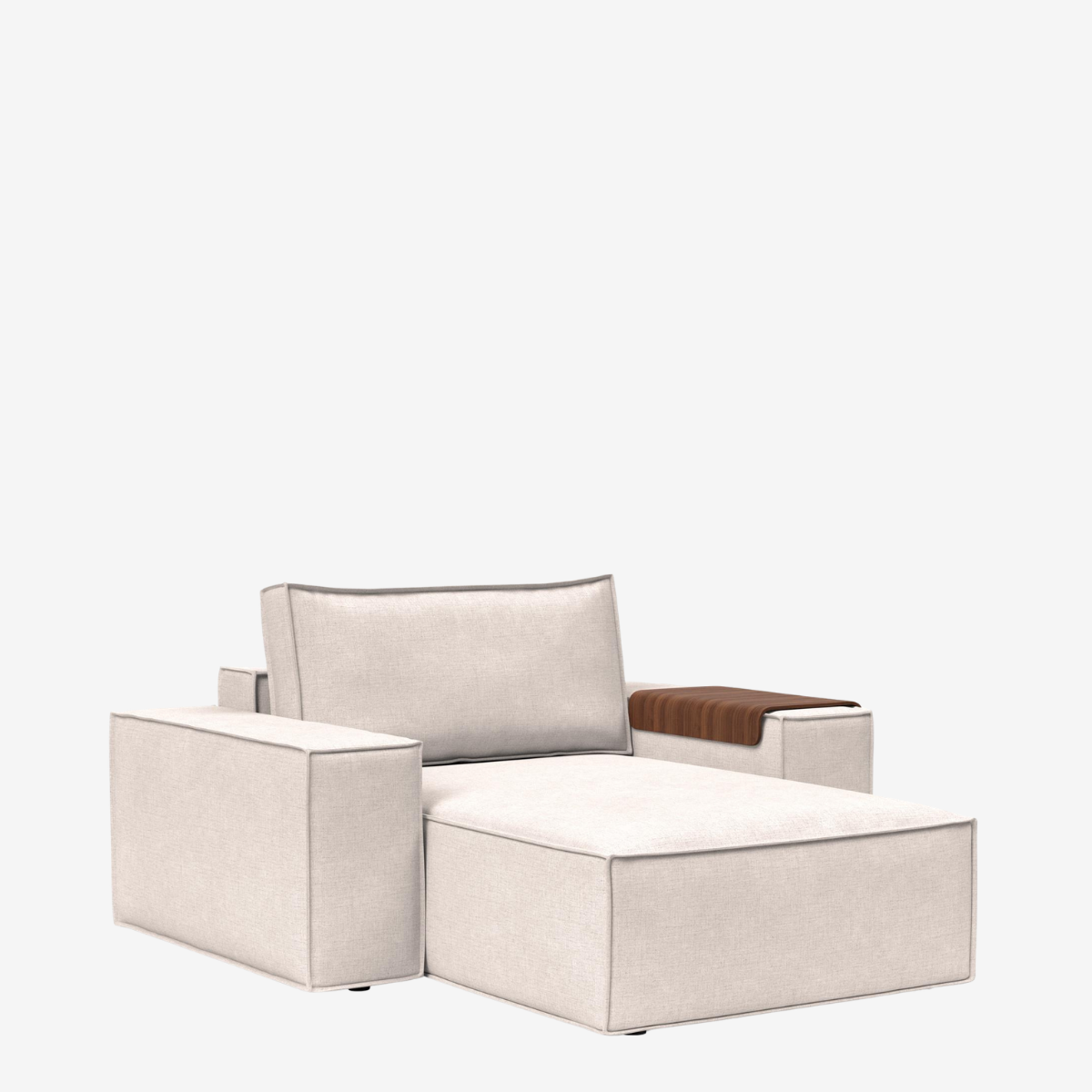 Newilla Lounger Chair with Wide Arms by Innovation Living at ZIN Home