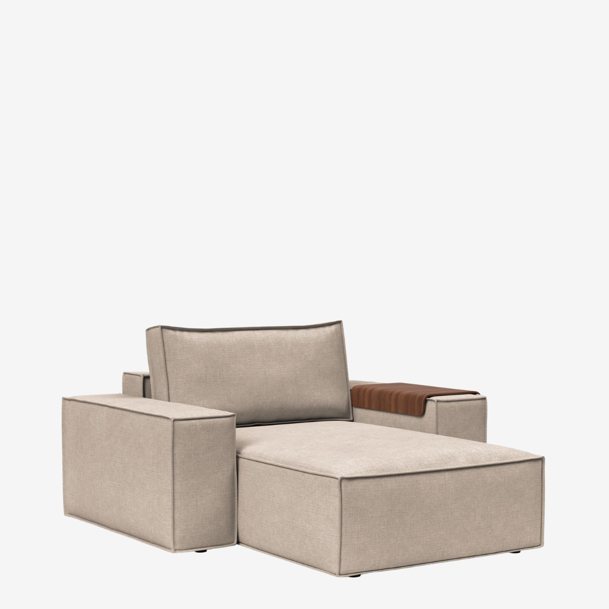 Newilla Lounger Chair with Wide Arms by Innovation Living at ZIN Home