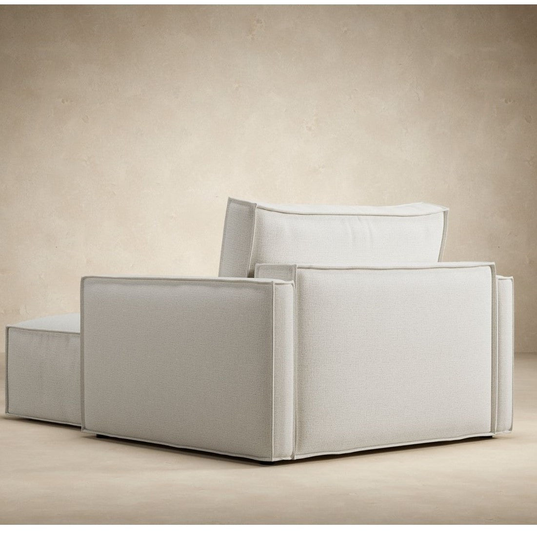 Newilla Lounger Chaise Chair with Slim Arms