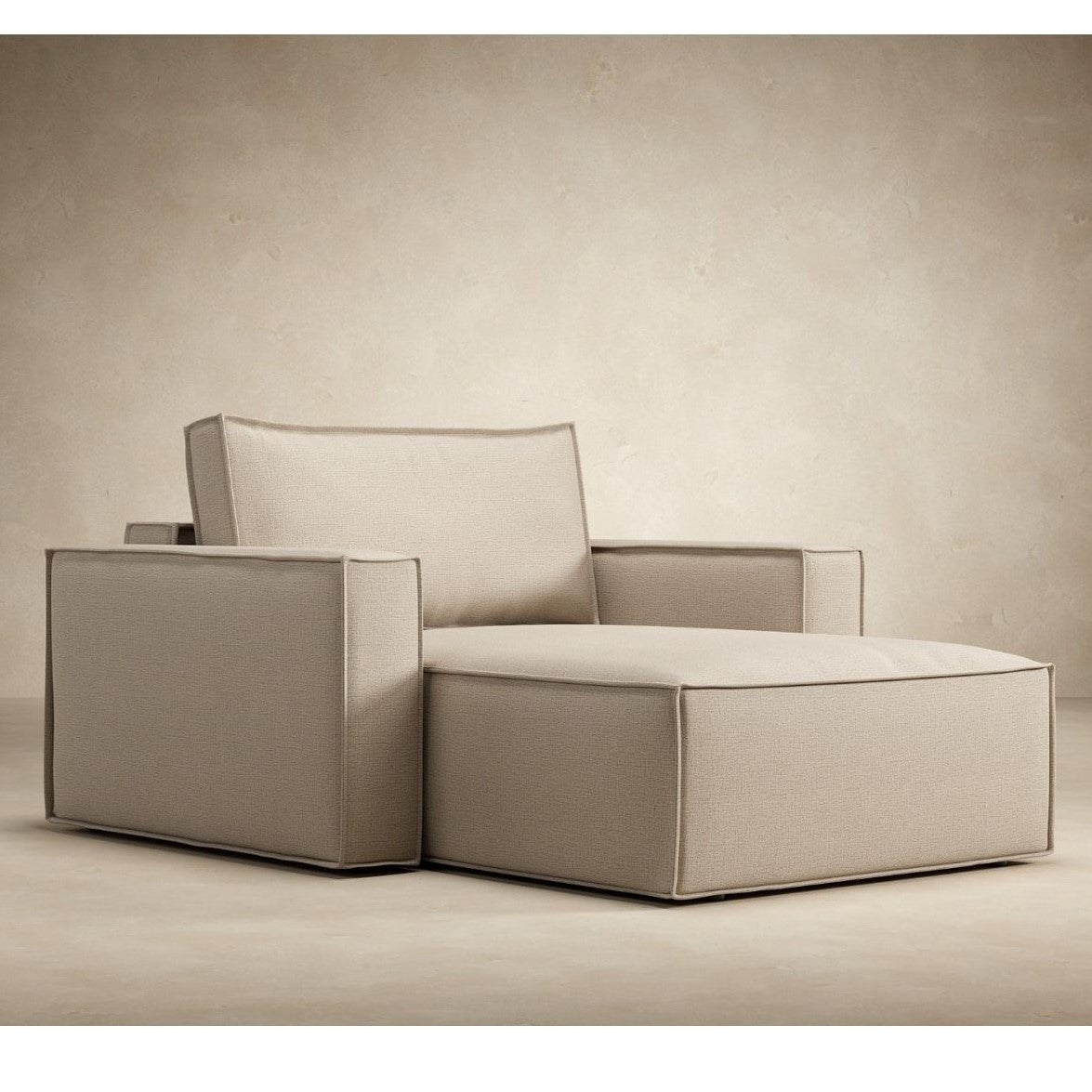 Newilla Lounger Chaise Chair with Standard Arms