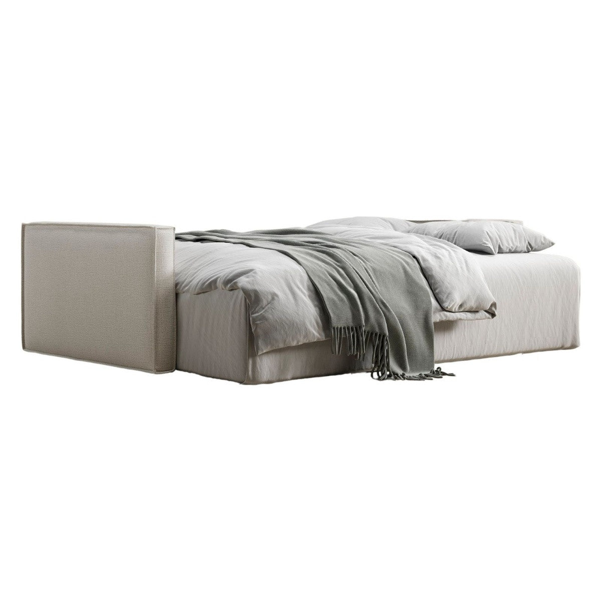 Newilla Storage Sleeper Sofa Bed with Slim Arms