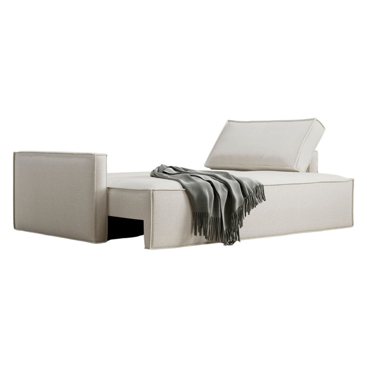 Newilla Storage Sleeper Sofa Bed with Slim Arms