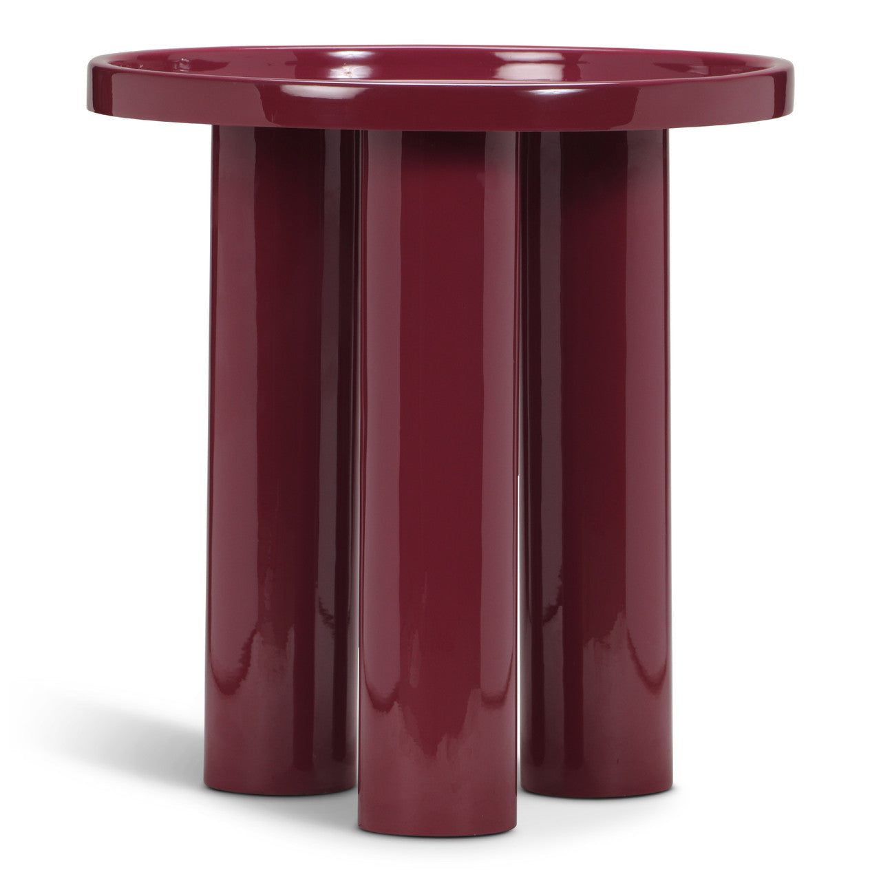 Eclat - Sofia Enamel End Table - Plum