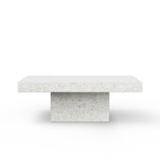 Mixx - Una Rectangle Coffee Table - Ivory Terrazzo