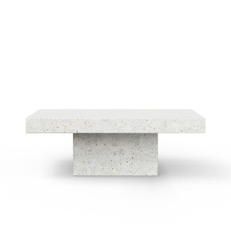 Mixx Una Rectangle Coffee Table - Ivory Terrazzo