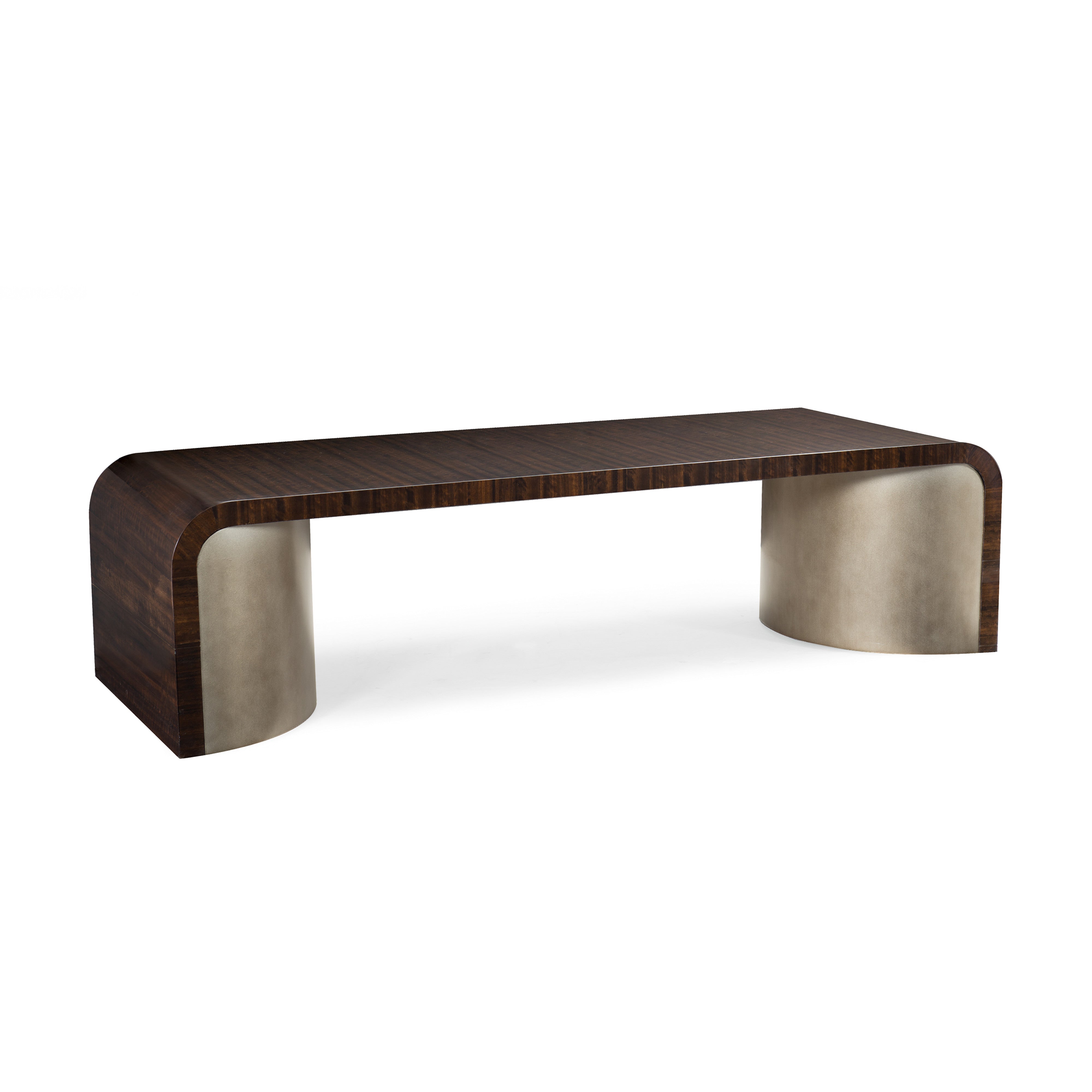 Streamline Cocktail Table Aged Bourbon 66" by Caracole - view 5