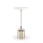 Beta Whisper of Gold End Table 12" by Caracole