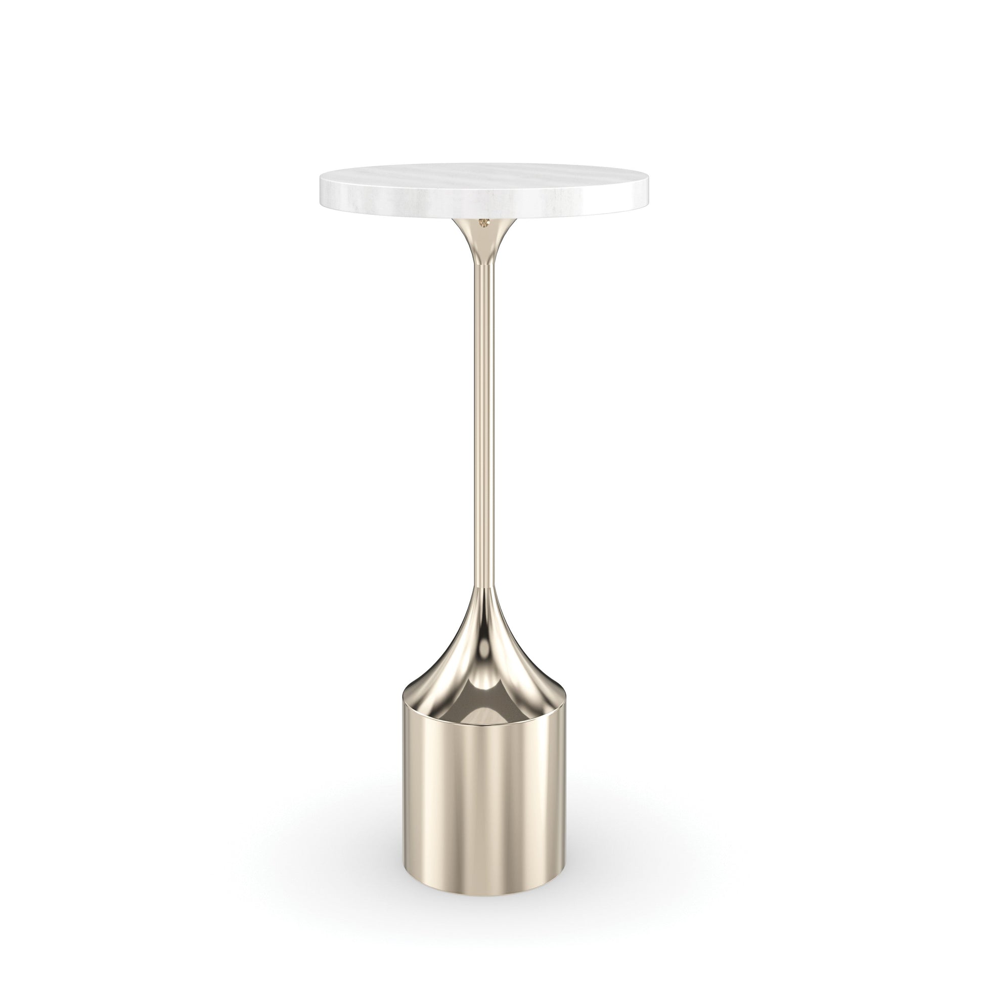 Beta Whisper of Gold End Table 12" by Caracole