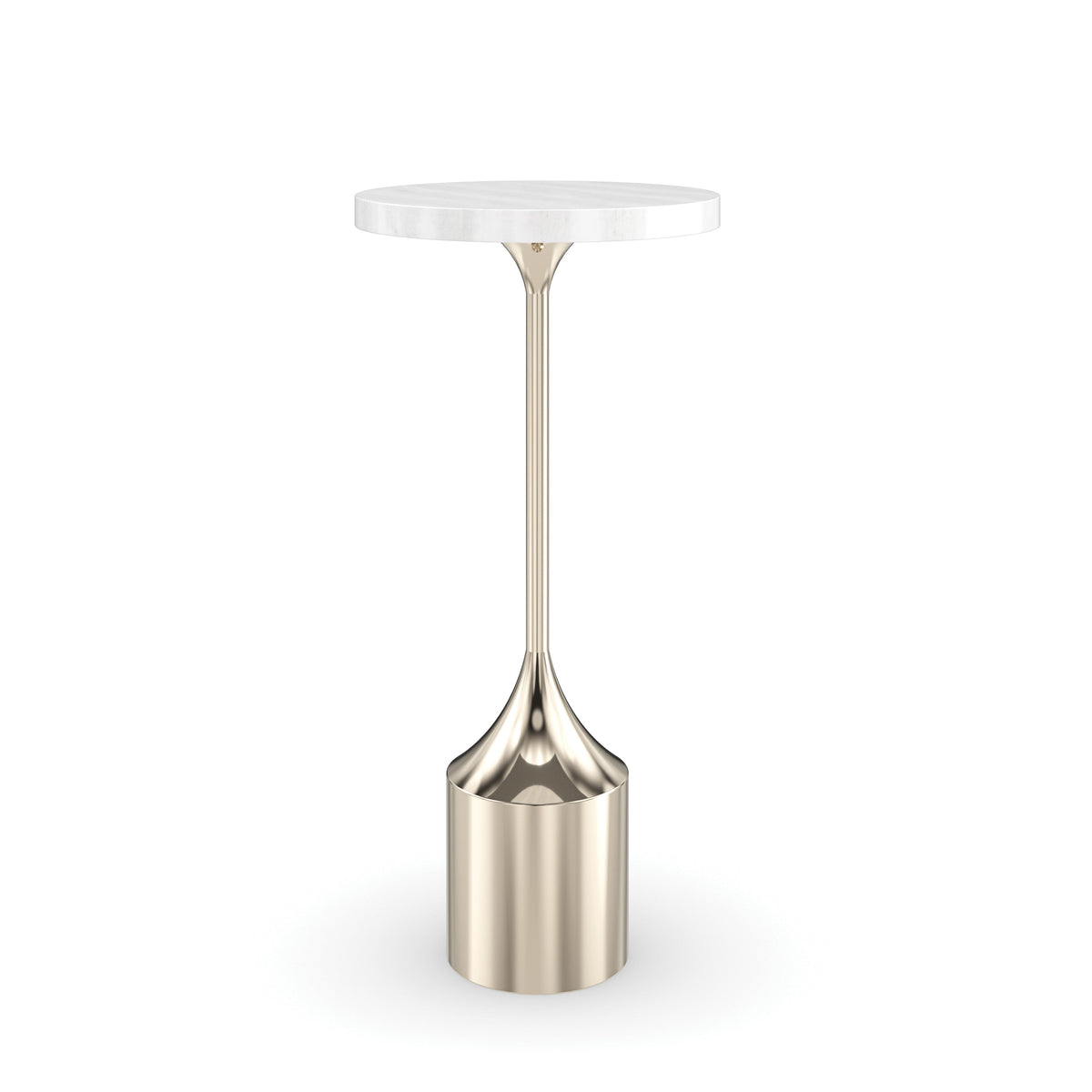 Beta Whisper of Gold End Table 12" by Caracole