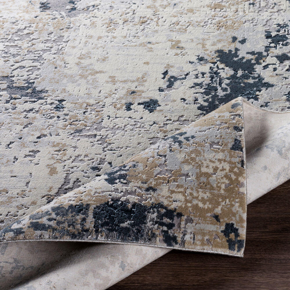 Norland Beige/Tan Machine Woven Rug NLD-2300 - fold