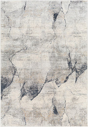 Norland Charcoal/Yellow Machine Woven Rug - 10' x 13'11"
