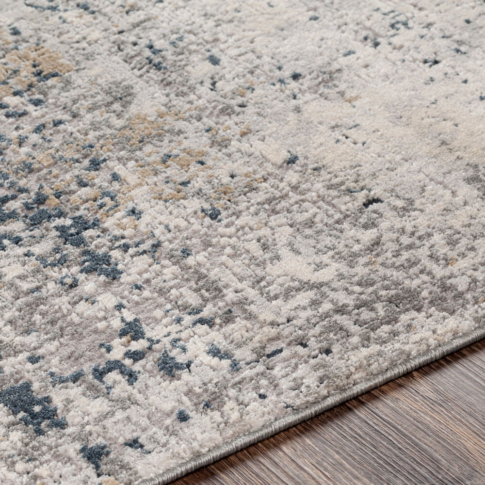 Norland Charcoal/Tan Machine Woven Rug NLD-2312 - texture