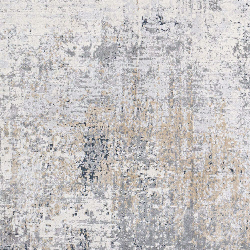 Norland Charcoal/Tan Machine Woven Rug NLD-2314 - swatch