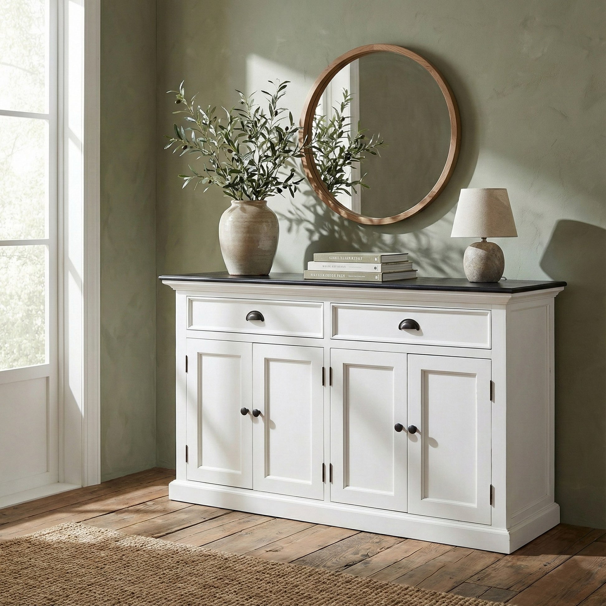 Nova Solo lifestyle image - Modern Farmhouse Classic Buffet - ZNS-B127CT - ZNS-B127CT
