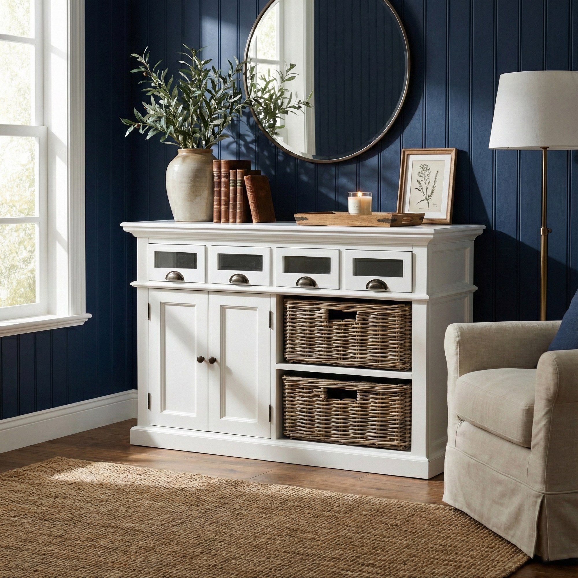 Nova Solo lifestyle image - French Coastal Kitchen Buffet 49" - ZNS-B131