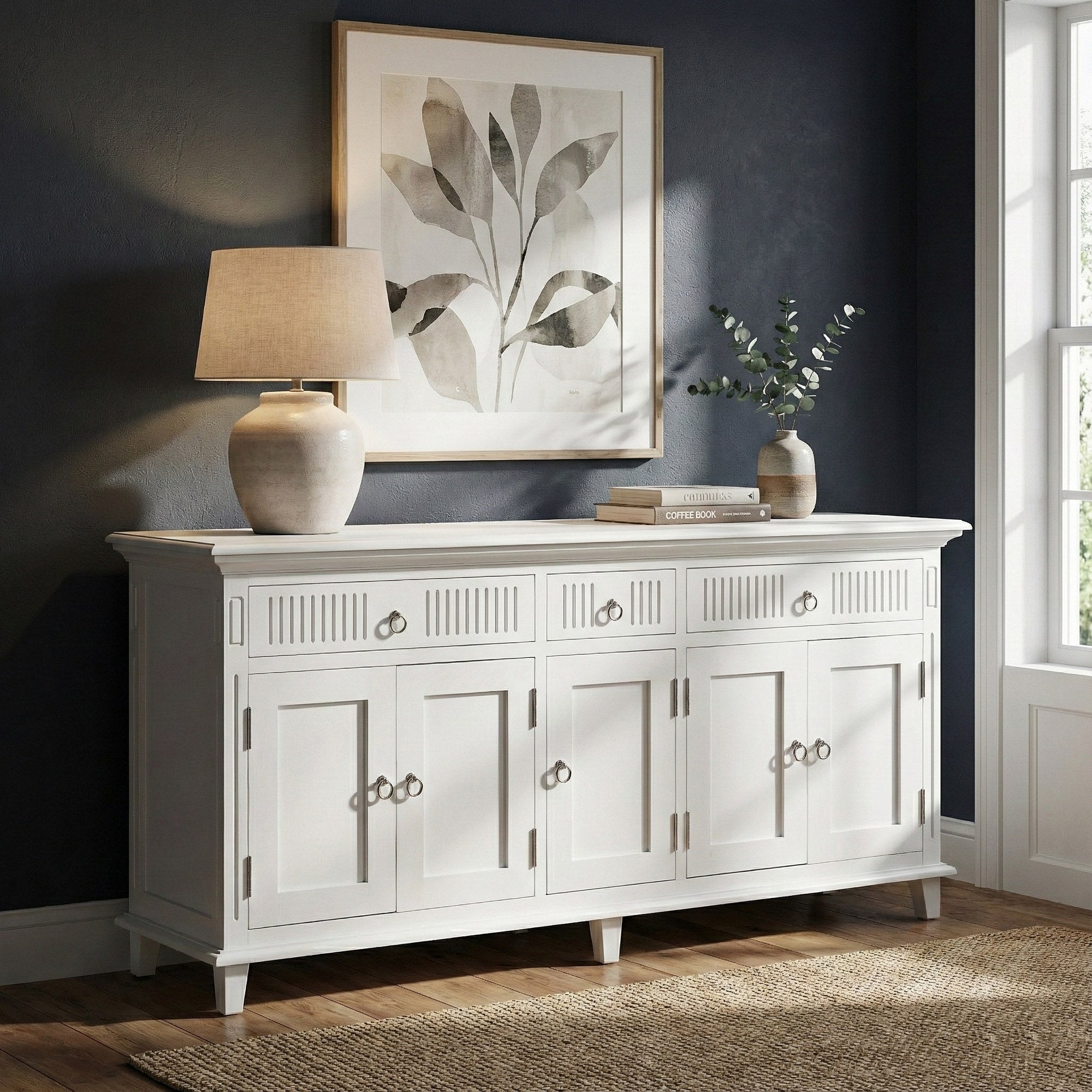 Nova Solo lifestyle image - Scandi Coastal Buffet with 5 Doors 71" - ZNS-B200