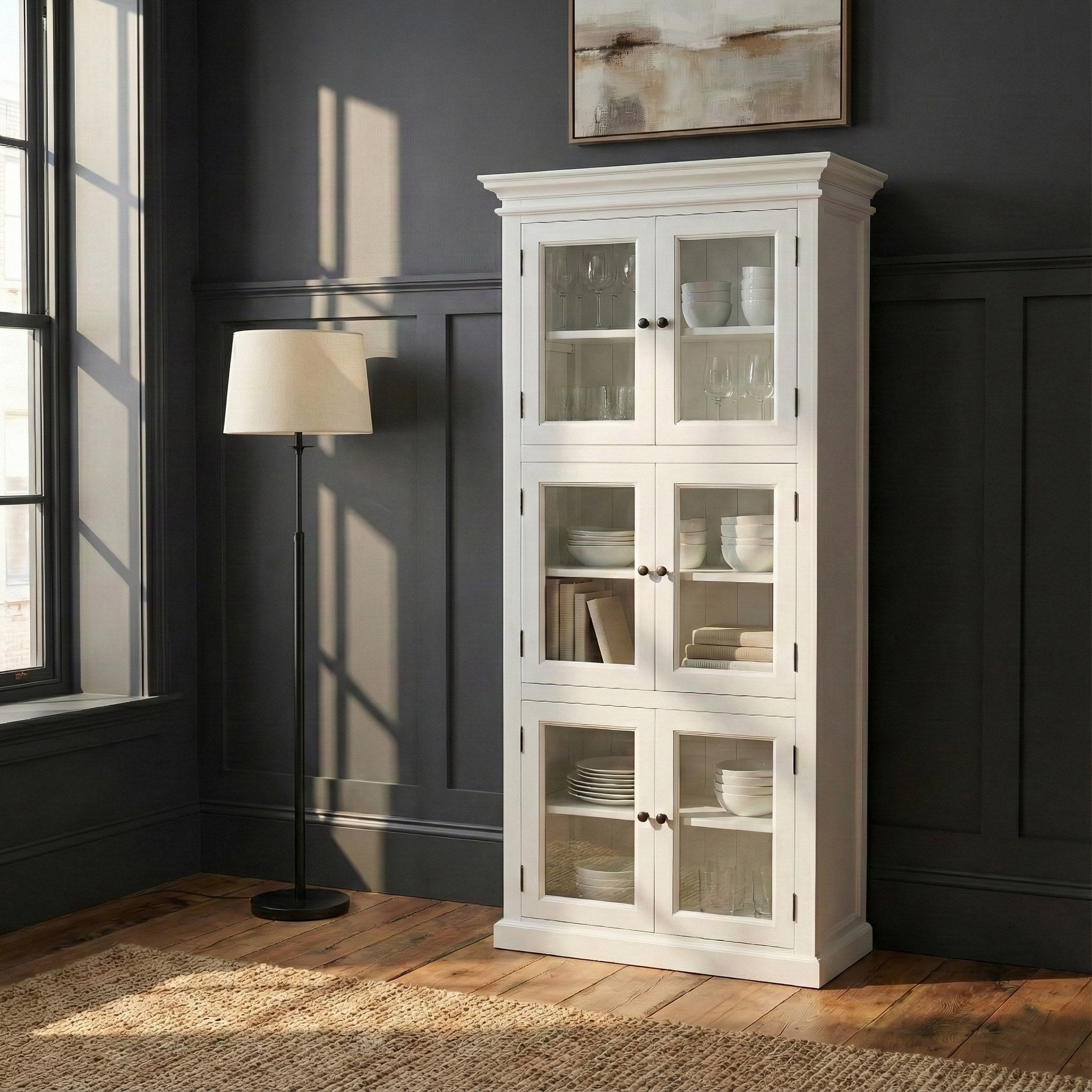 Nova Solo lifestyle image - French Coastal 3 Level Pantry 35" - ZNS-CA610