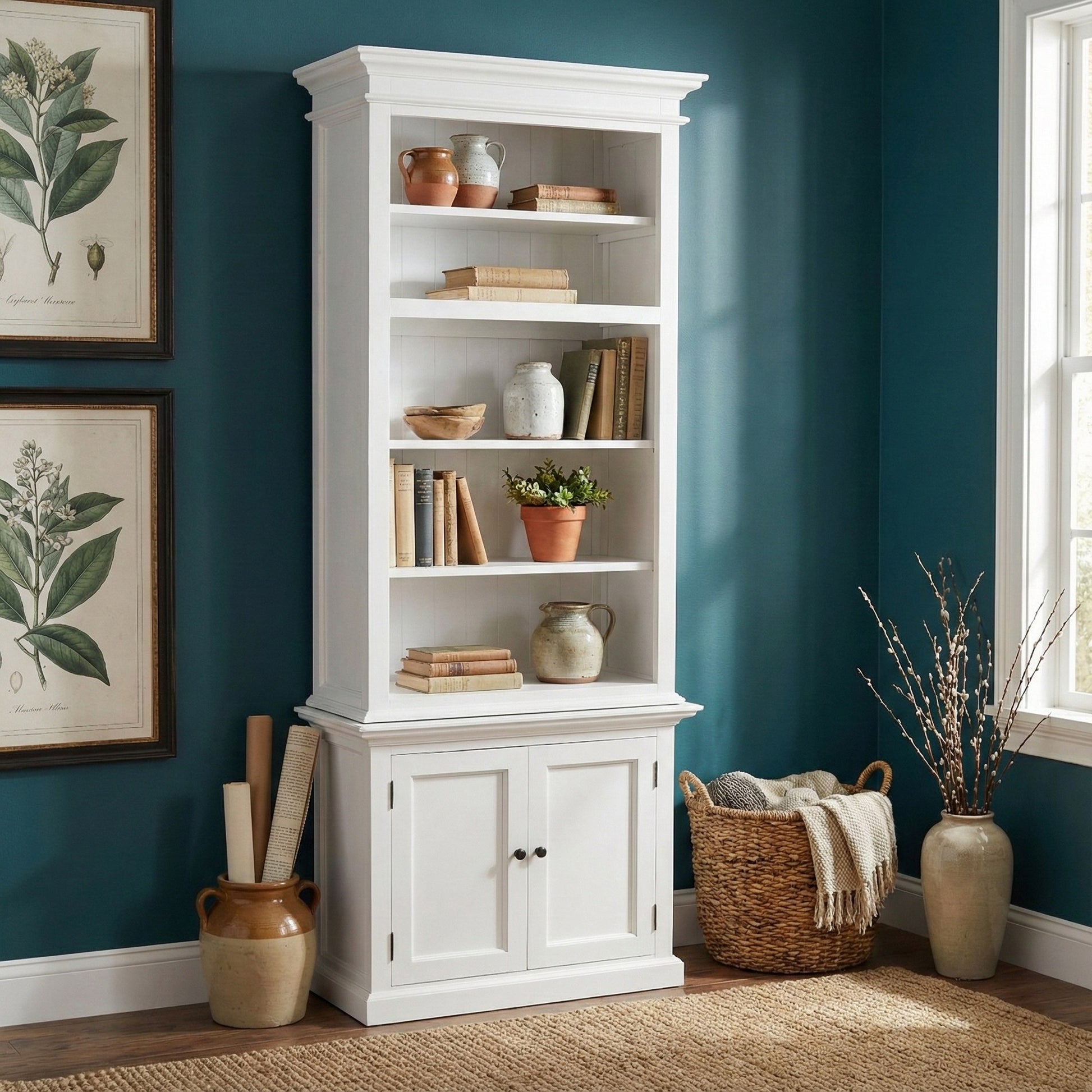 Nova Solo lifestyle image - French Coastal Single-Bay Hutch Unit 35" - ZNS-CA612