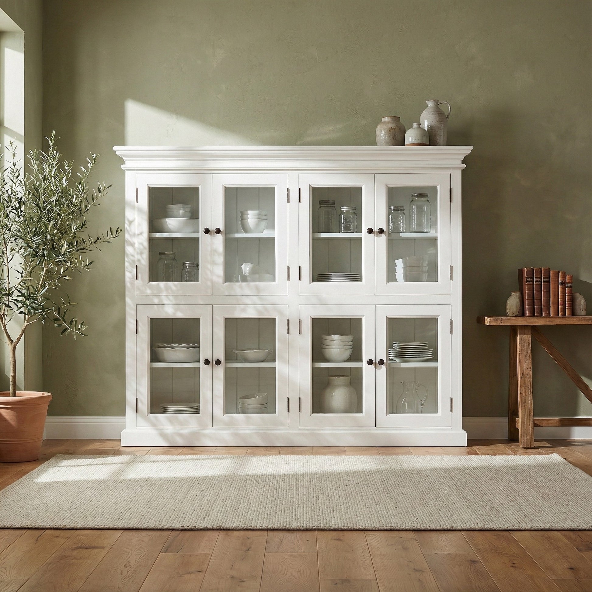 Nova Solo lifestyle image - French Coastal Pantry 8 Doors 65" - ZNS-CA615