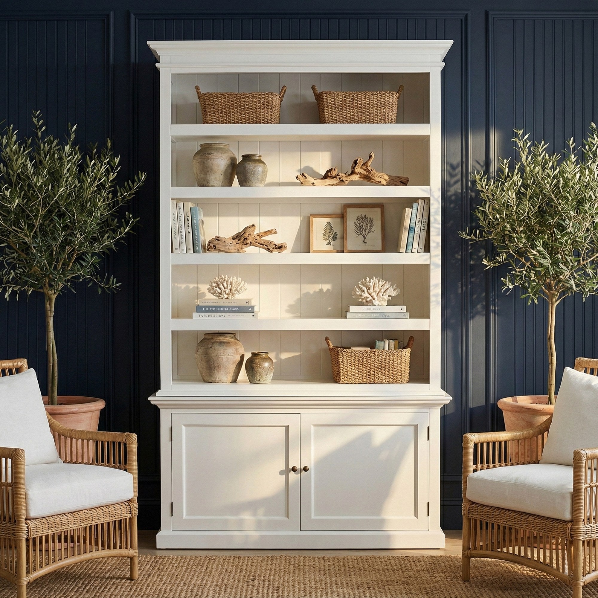 Nova Solo lifestyle image - French Coastal Single-Bay Hutch 54" - ZNS-CA637