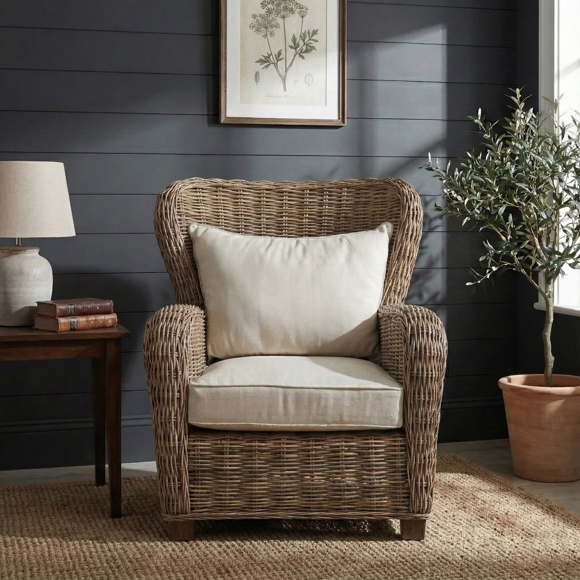 Nova Solo lifestyle image - Coastal Wicker Queen Chair 34" - ZNS-CR42
