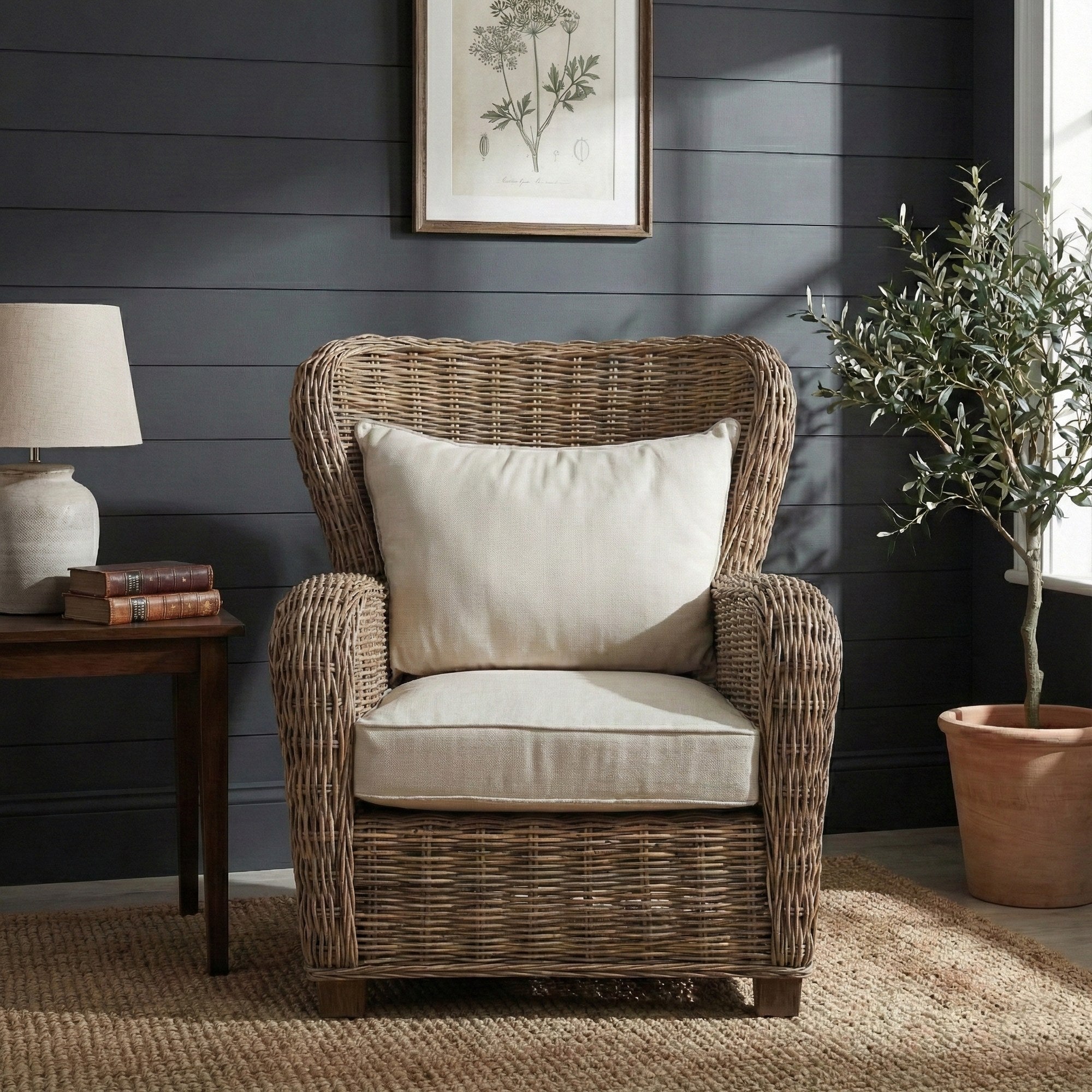 Nova Solo lifestyle image - Coastal Wicker Queen Chair 34" - ZNS-CR42