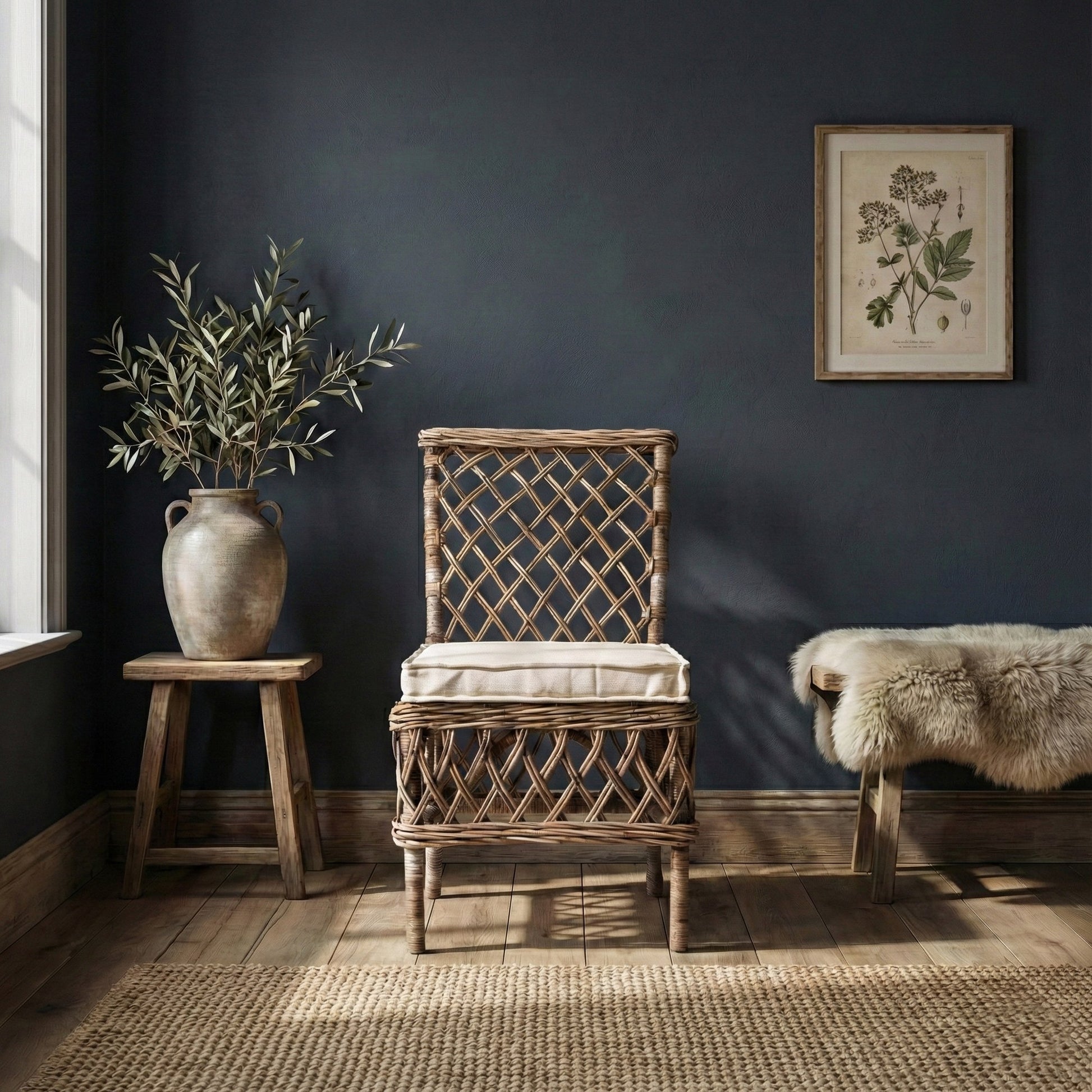 Nova Solo lifestyle image - Alina Coastal Rattan Dining Side Chair - ZNS-CR54